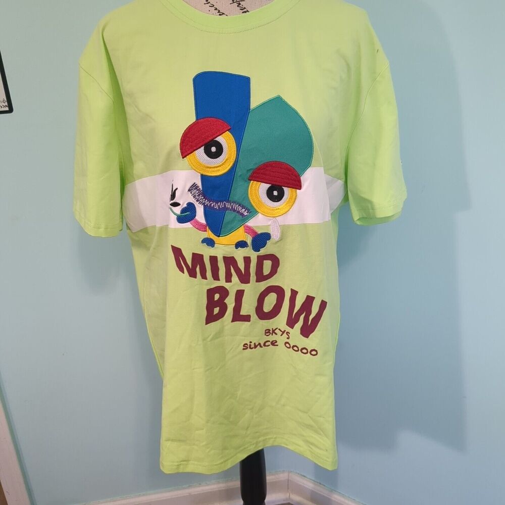 BKYS - Black Keys Men Mind Blow Tee Lime ex extra large